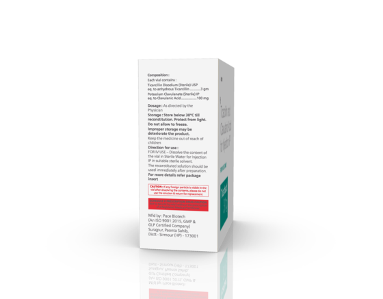 Ticarbact 3.1 gm Injection - Image 5