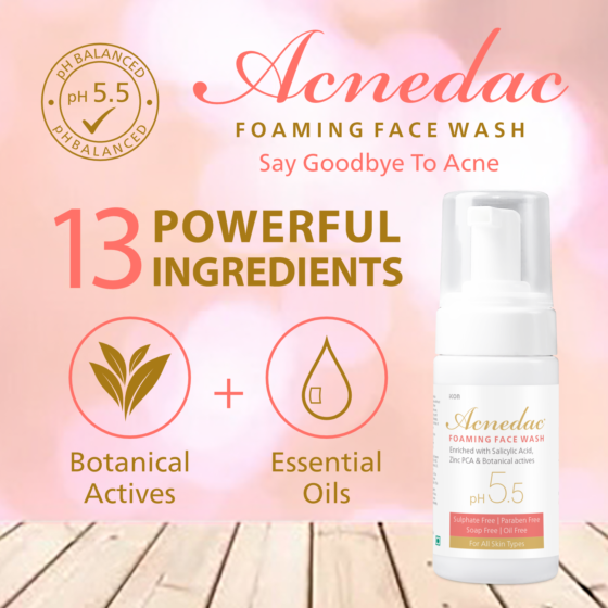 Acnedac Foaming Face Wash - Image 2