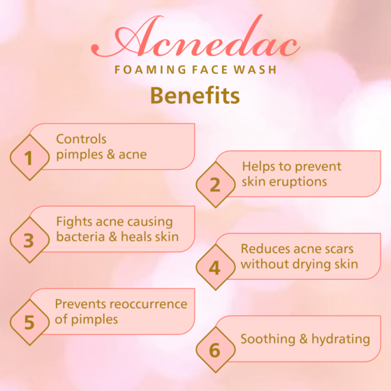 Acnedac Foaming Face Wash - Image 4