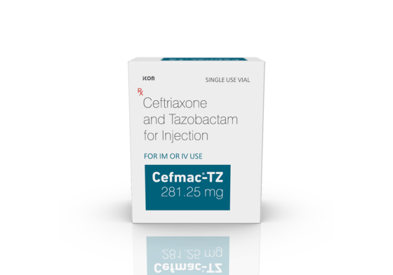 Cefmac-TZ 281.25 mg Injection