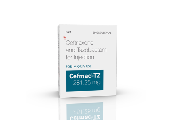 Cefmac-TZ 281.25 mg Injection - Image 2
