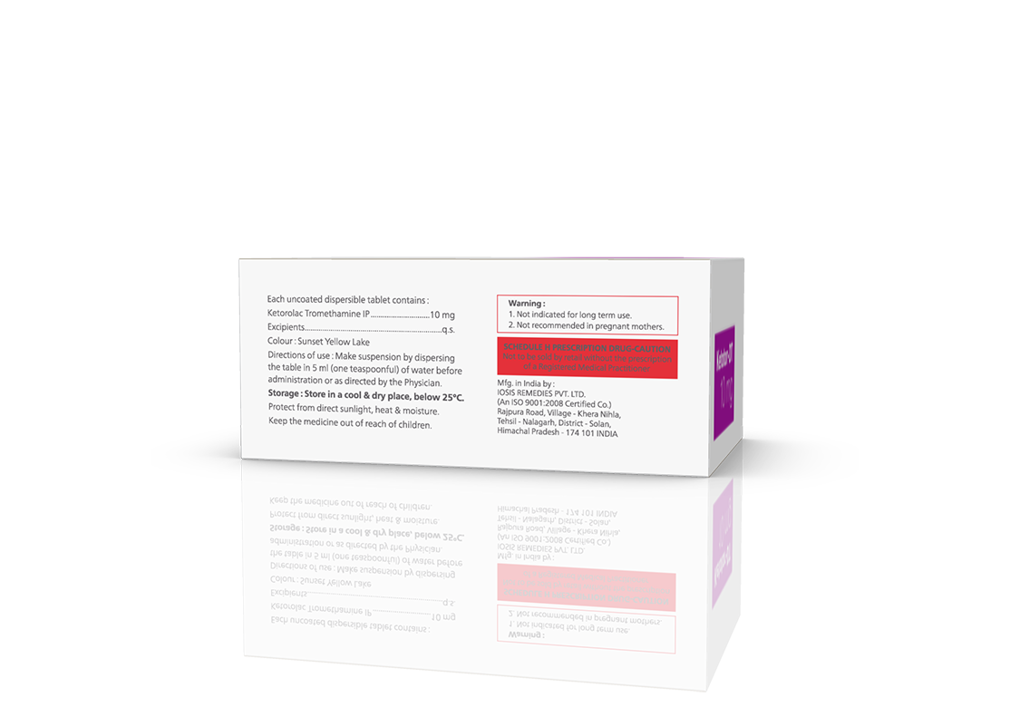 Ketotor 10 mg DT - Image 5