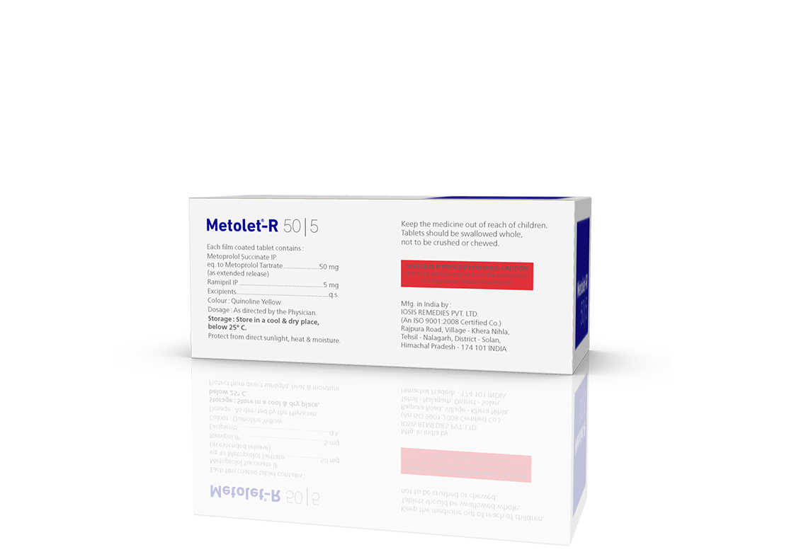 Metolet-R 50 | 5 Tablets - Image 3