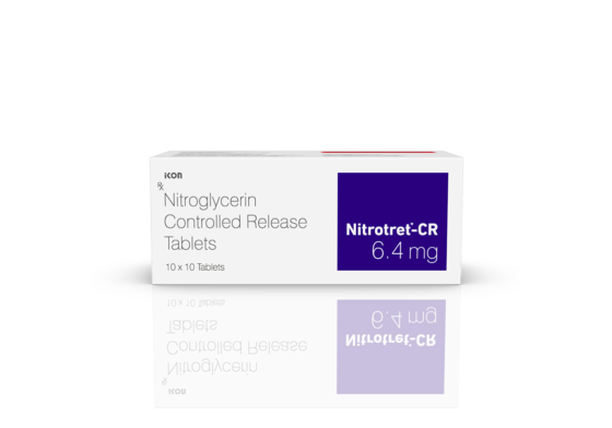 Nitrotret-CR 6.4 mg Tablets