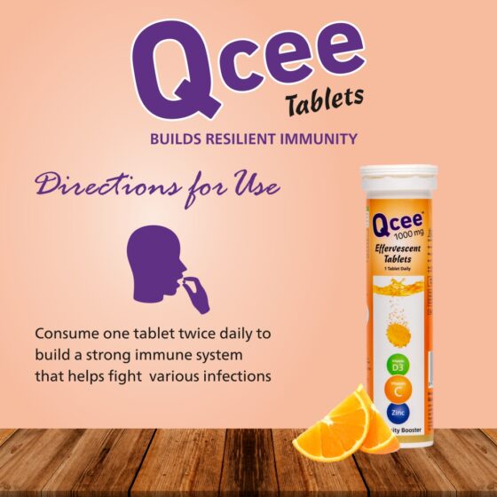 Qcee 500 mg Chewable Tablets (Orange) 15 Tab - Image 6