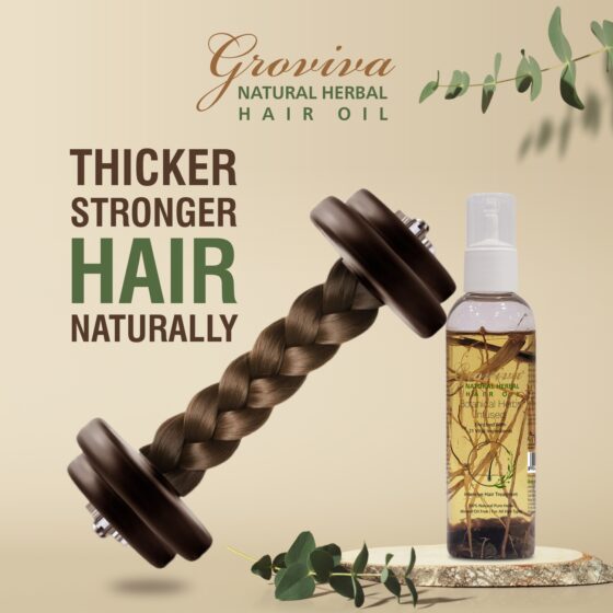 Groviva Natural Herbal Hair Oil - Image 7