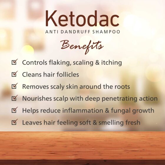 Ketodac Anti Dandruff Shampoo - Image 4