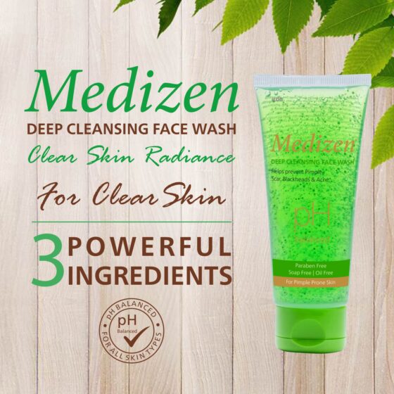 Medizen Deep Cleansing Face Wash - Image 2