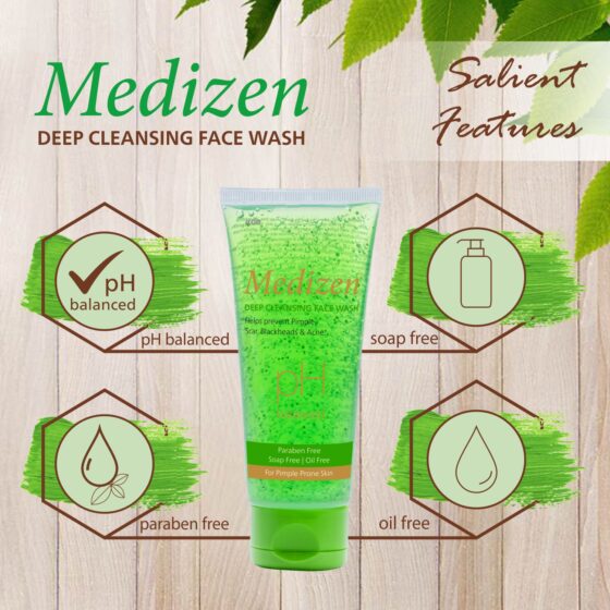 Medizen Deep Cleansing Face Wash - Image 5