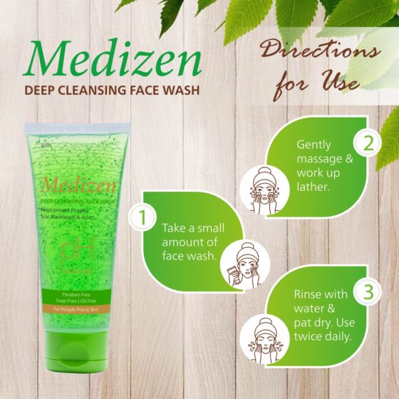 Medizen Deep Cleansing Face Wash - Image 6