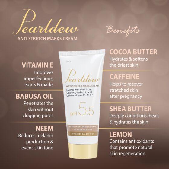 Pearldew Anti Stretch Marks Cream - Image 4