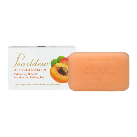 Pearldew Apricot & Glycerine Exfoliating Bathing Bar