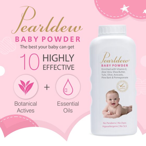 Pearldew Baby Powder 200 gm - Image 6