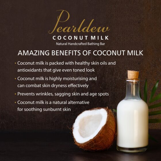 Pearldew Coconut Milk Bathing Bar - Image 4