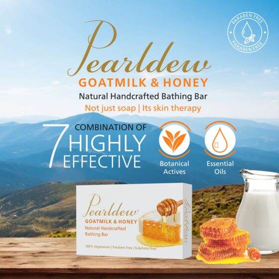 Pearldew Goatmilk & Honey Bathing Bar - Image 2