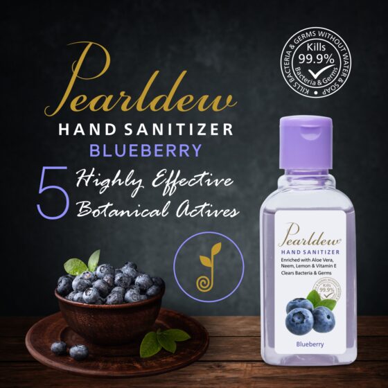 Pearldew Hand Sanitizer Blueberry 60 ml - Image 2