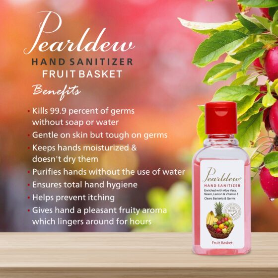 Pearldew Hand Sanitizer Fruit Basket 60 ml - Image 5