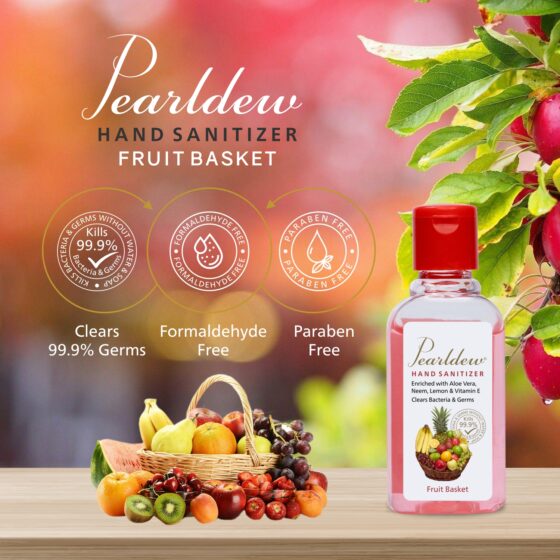 Pearldew Hand Sanitizer Fruit Basket 60 ml - Image 6