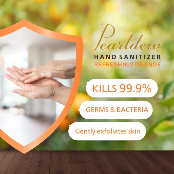 Pearldew Hand Sanitizer Refreshing Orange 60 ml - Image 4