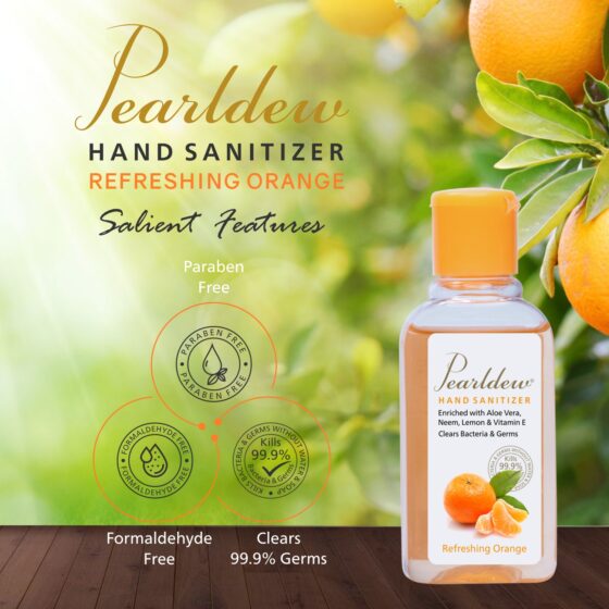 Pearldew Hand Sanitizer Refreshing Orange 60 ml - Image 6