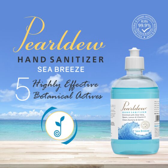 Pearldew Hand Sanitizer (Gel) Sea Breeze 500 ml - Image 2