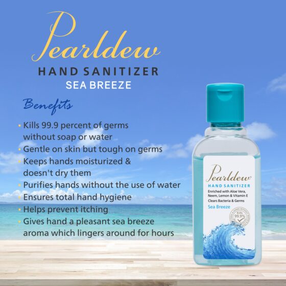 Pearldew Hand Sanitizer Sea Breeze 60 ml - Image 5