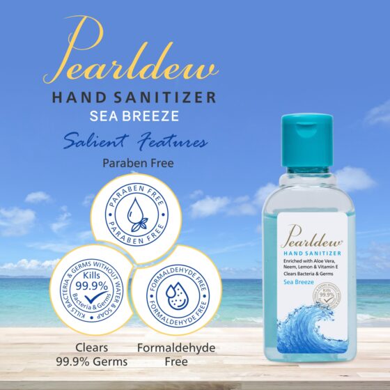 Pearldew Hand Sanitizer Sea Breeze 60 ml - Image 6
