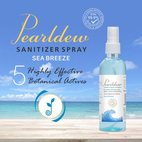 Pearldew Hand Sanitizer (Spray) Sea Breeze 120 ml - Image 2