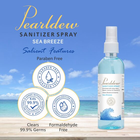 Pearldew Hand Sanitizer (Spray) Sea Breeze 120 ml - Image 6
