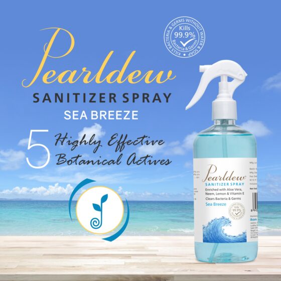 Pearldew Hand Sanitizer (Spray) Sea Breeze 500 ml - Image 2