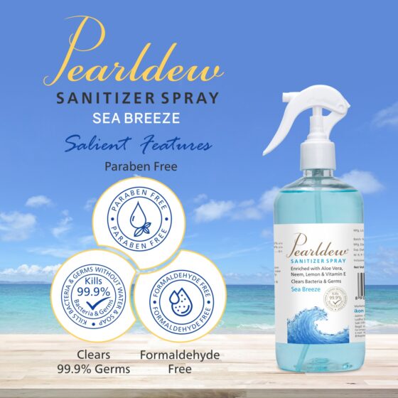 Pearldew Hand Sanitizer (Spray) Sea Breeze 500 ml - Image 6