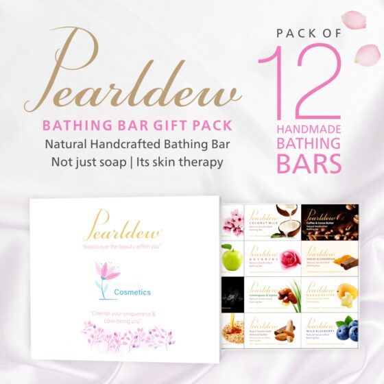 Pearldew Handmade Bathing Bar (Gift Pack of 12) - Image 2