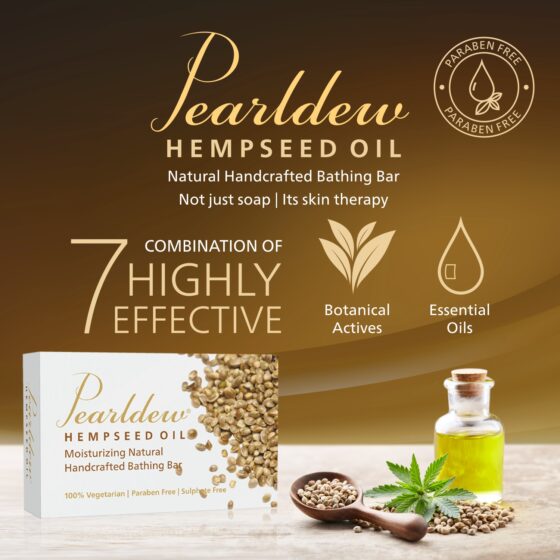 Pearldew Hempseed Oil Moisturizing Bathing Bar - Image 2