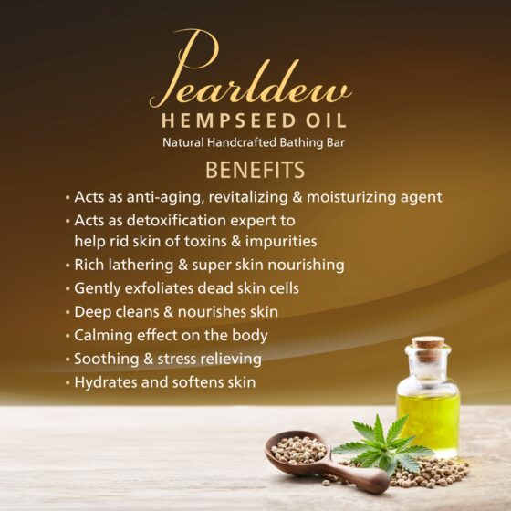 Pearldew Hempseed Oil Moisturizing Bathing Bar - Image 5