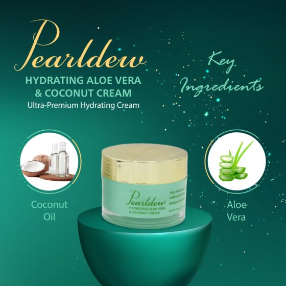 Pearldew Hydrating Aloe Vera & Coconut Cream - Image 3
