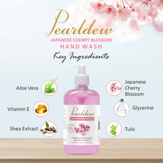 Pearldew Japanese Cherry Blossom Hand Wash - Image 3