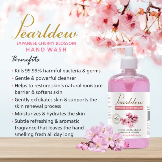 Pearldew Japanese Cherry Blossom Hand Wash - Image 4