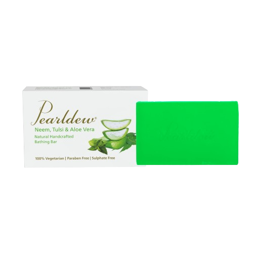 Pearldew Neem Tulsi Aloe Vera Skin Nourishing Bar