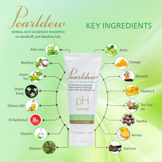 Pearldew Herbal Anti Dandruff Shampoo - Image 3