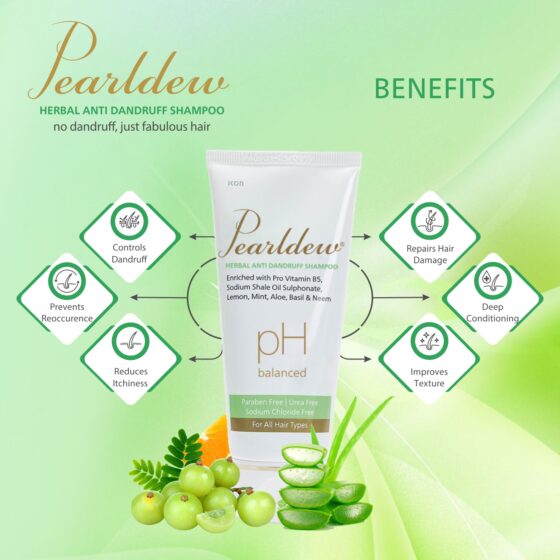 Pearldew Herbal Anti Dandruff Shampoo - Image 4