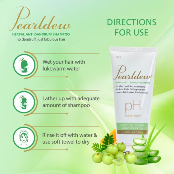 Pearldew Herbal Anti Dandruff Shampoo - Image 6