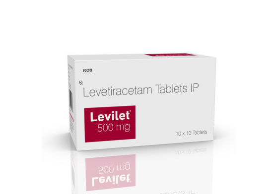 Levilet 500 mg Tablets (Alu-Alu) - Image 2
