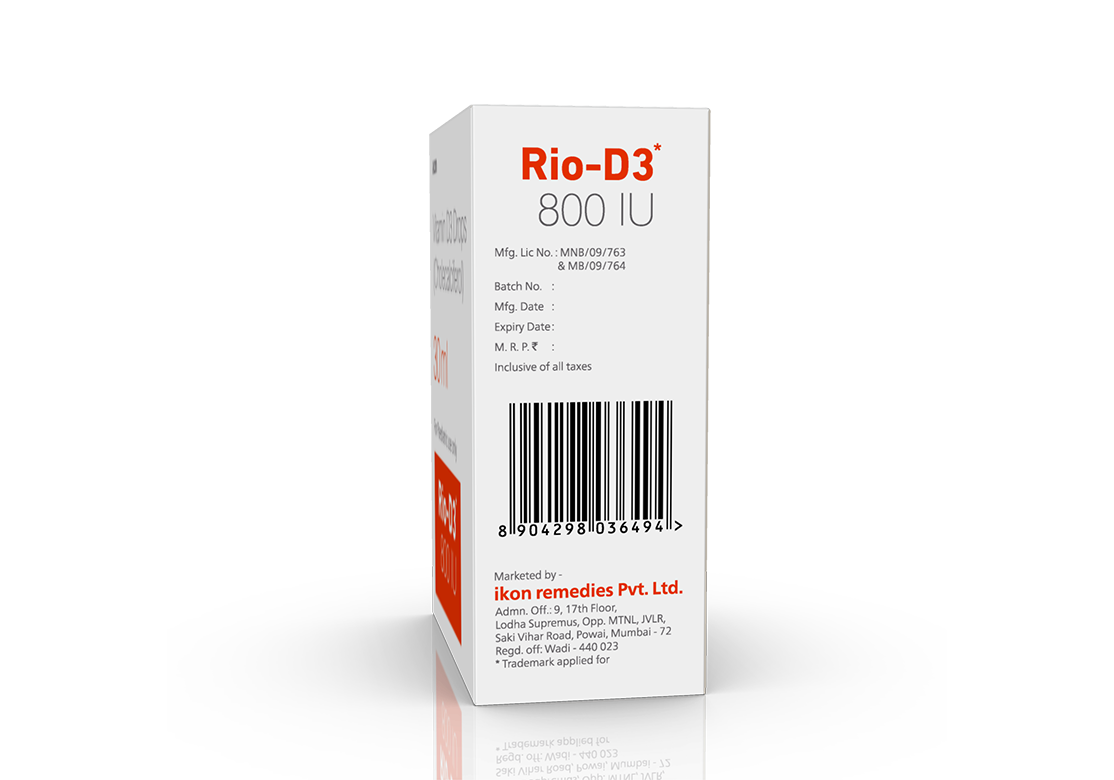 Rio-D3 800 IU Oral Drops 30 ml - Image 4