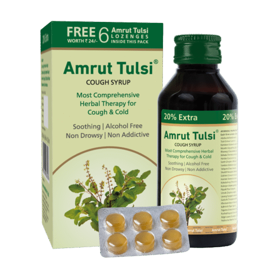 Amrut Tulsi Cough Syrup 120 ml