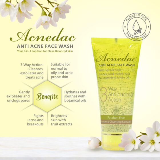 Acnedac Anti Acne Face Wash - Image 4