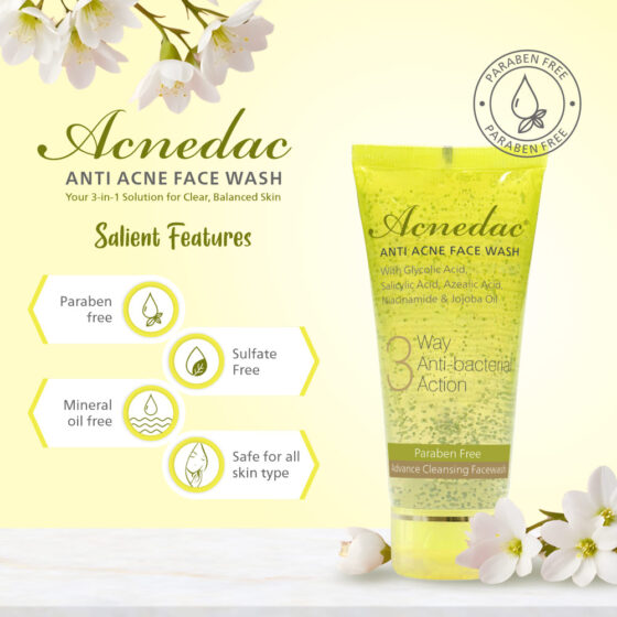 Acnedac Anti Acne Face Wash - Image 5