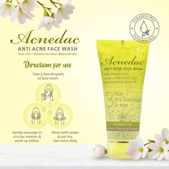 Acnedac Anti Acne Face Wash - Image 6